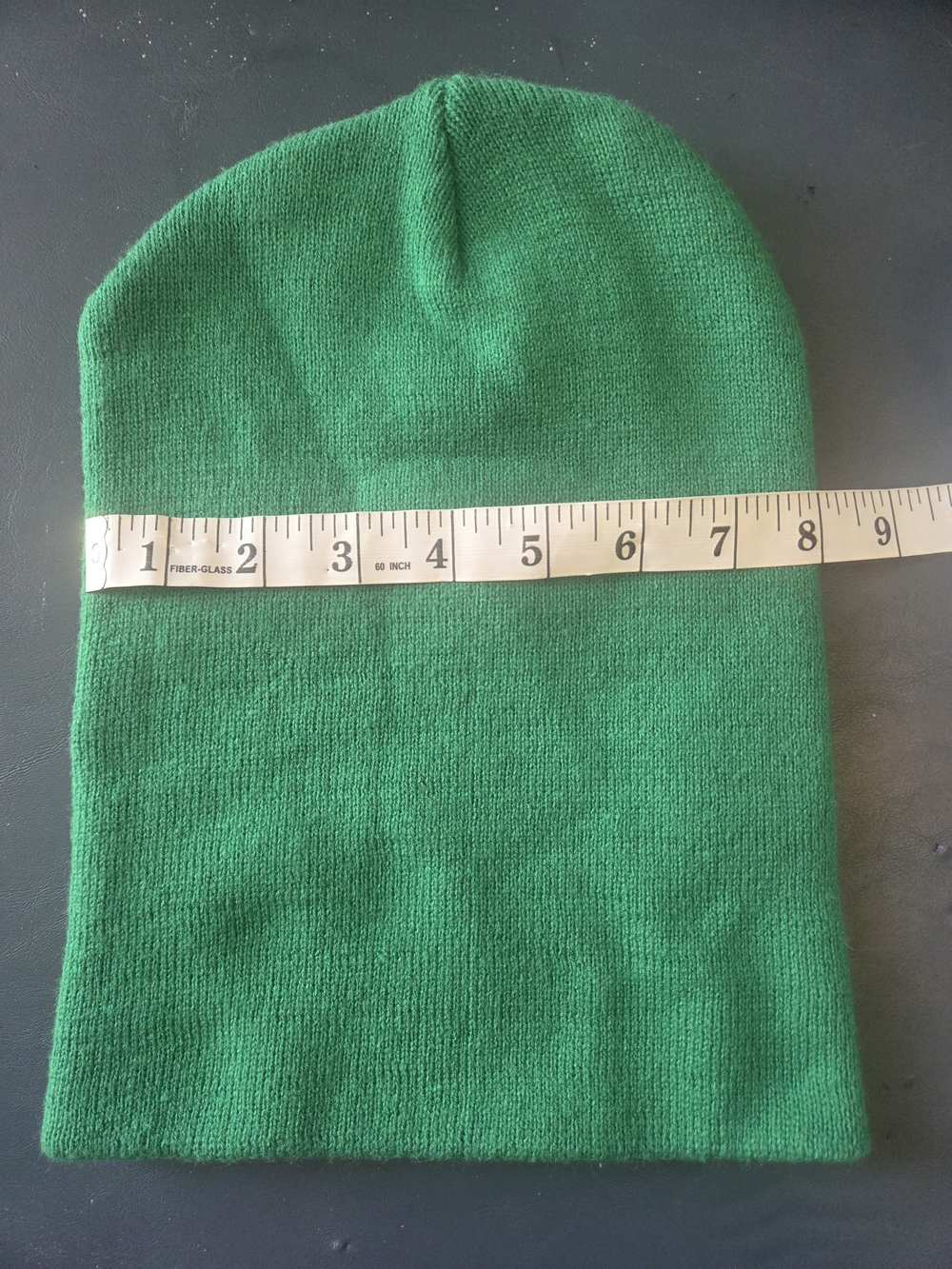 Green Kids Knit Beanie Hat - Unbranded